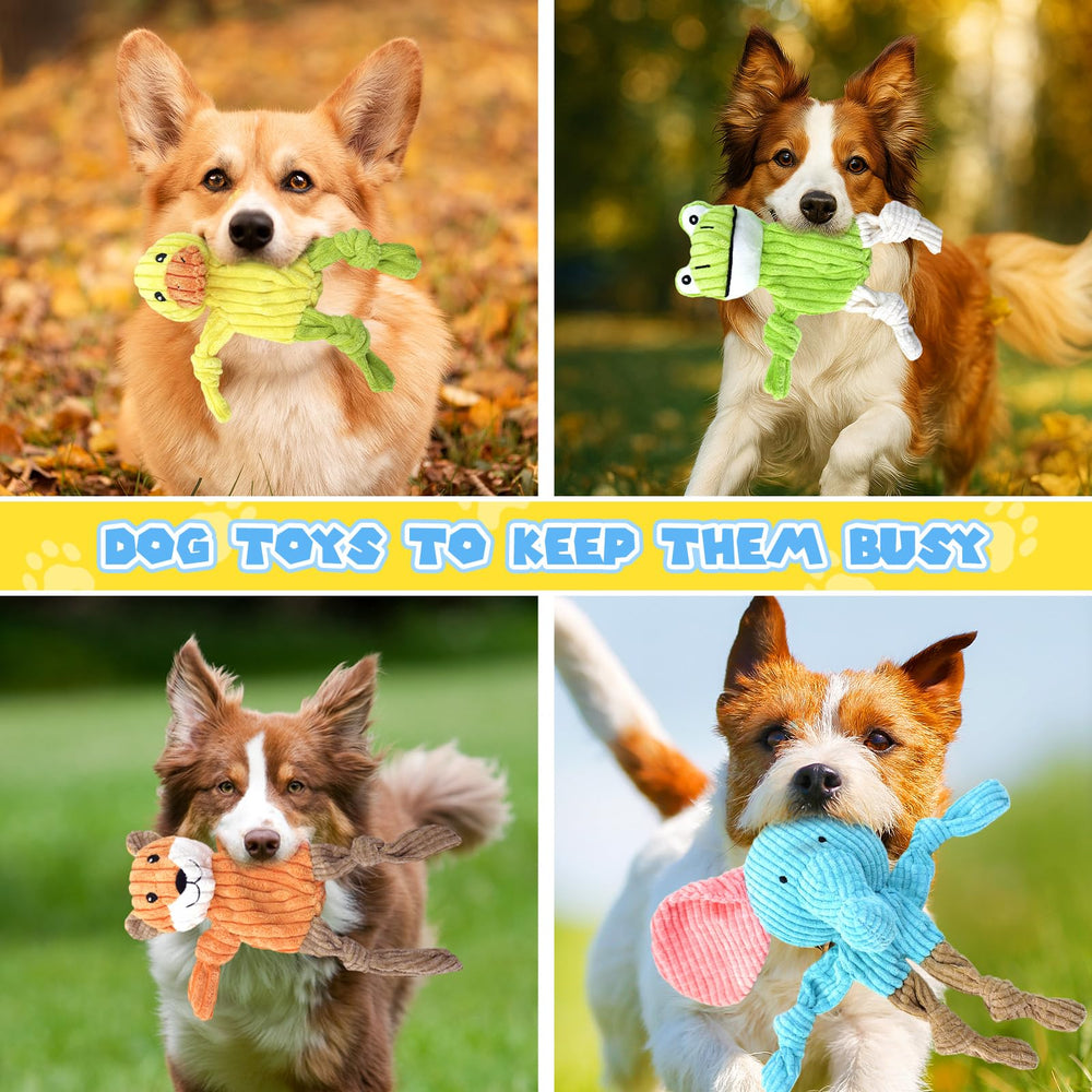 MRSOHRET bundle image shows five toy animals offering variety for boredom-busting fun