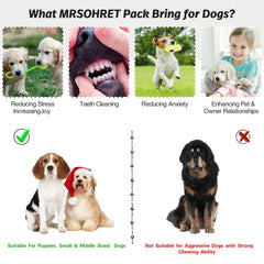 MRSOHRET dog toothbrush designed for teething and oral exploration