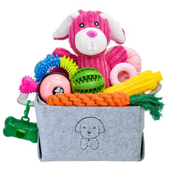 MRSOHRET puppy chew toy set with rope focus for interactive play and boredom relief