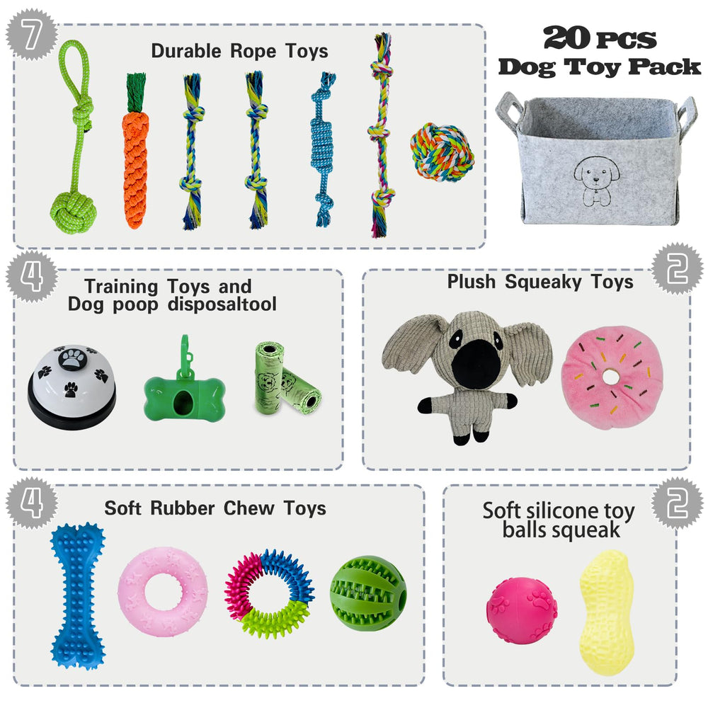 MRSOHRET rope toy for puppies promoting interactive play