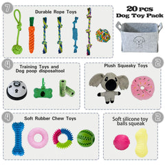 MRSOHRET rope toy for puppies promoting interactive play