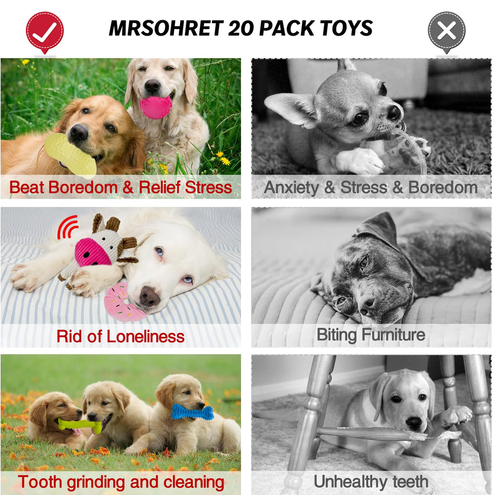 MRSOHRET storage basket neatly organizes dog toys and supplies