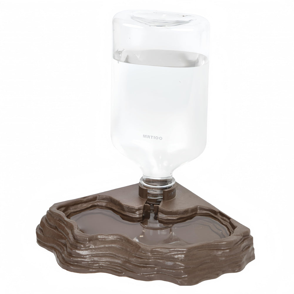 MRTIOO flat bottle design blends with terrarium decor