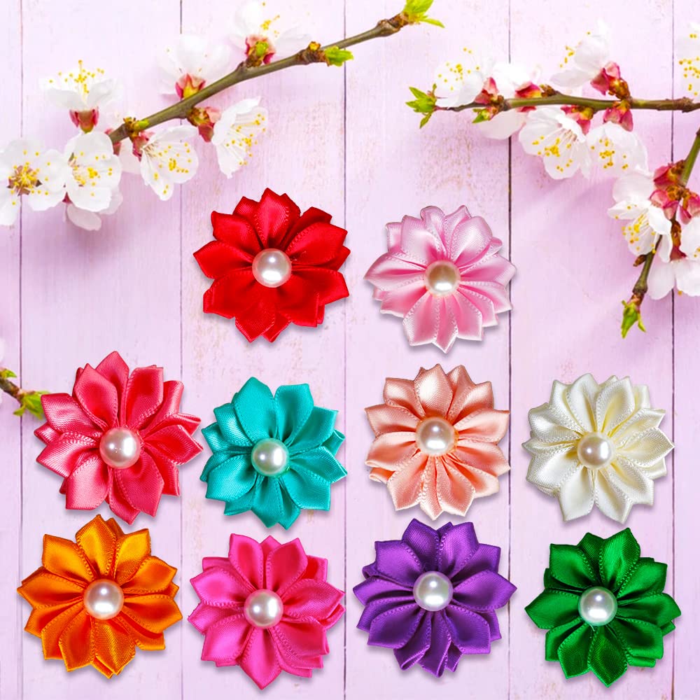 Mruq pet small dog hair accessories pack for playful outfits.