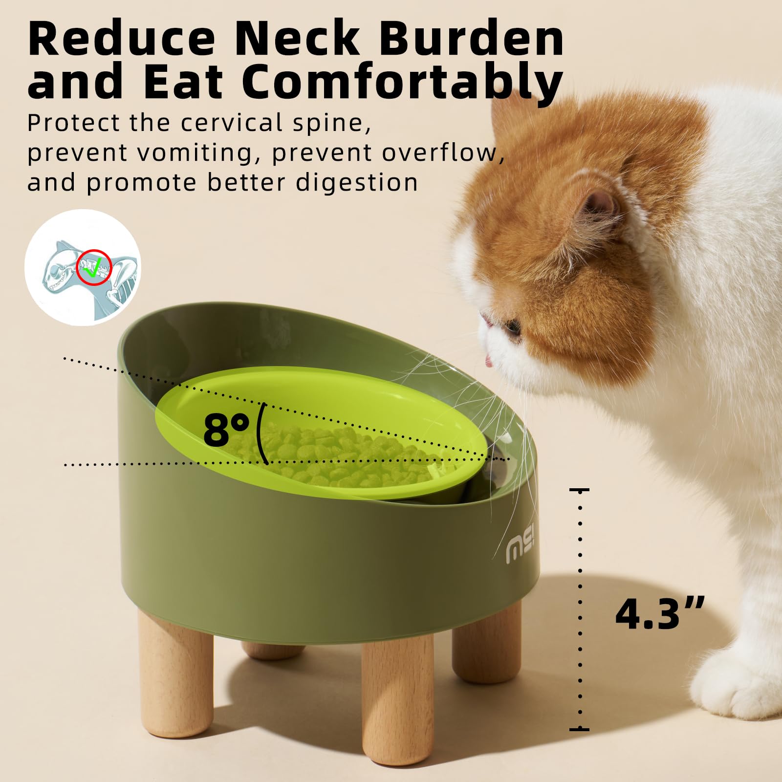 MS!MAKE SURE ceramic and wood design with whisker-friendly, lead-free materials