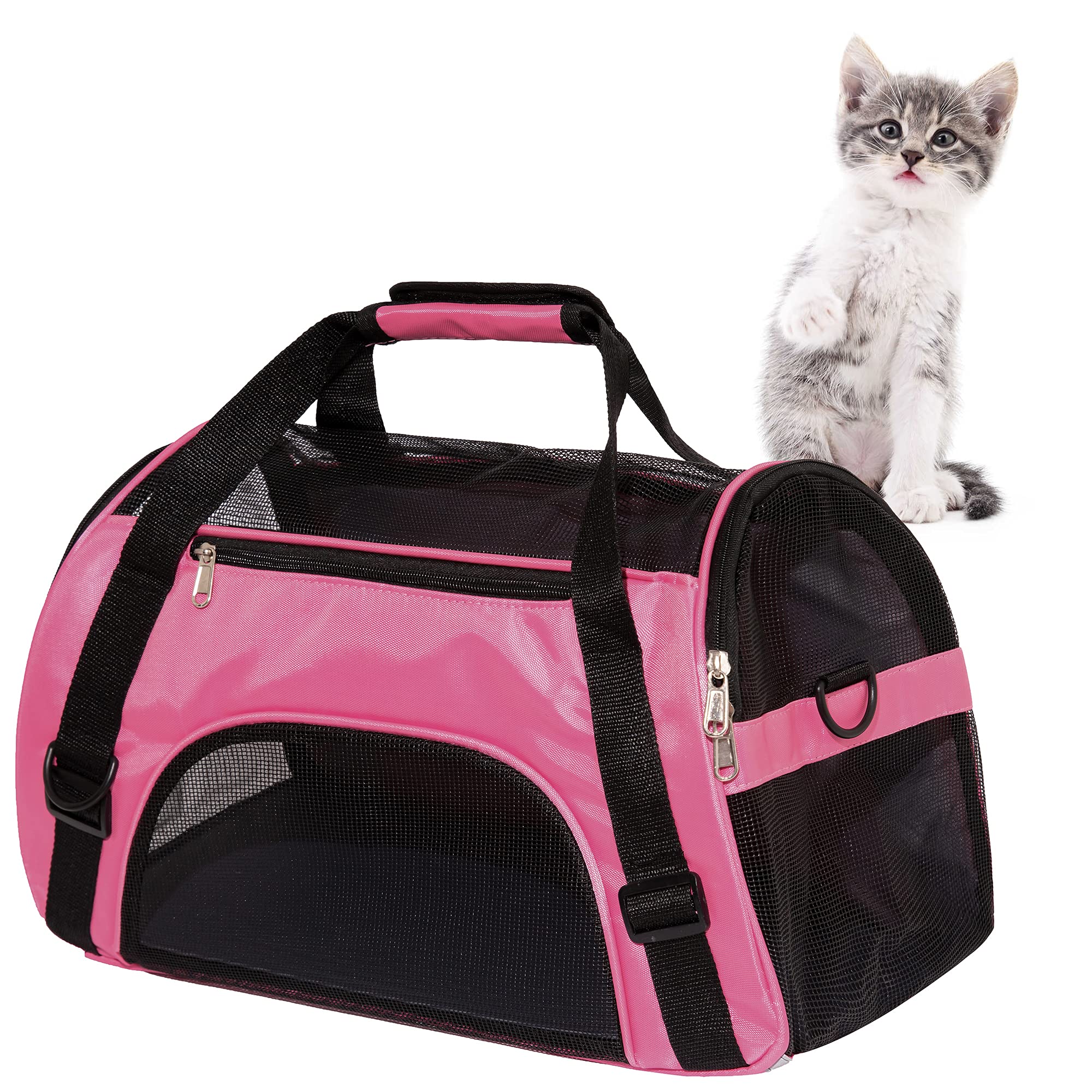 MuchL carrier shows four-sided mesh for maximum ventilation.