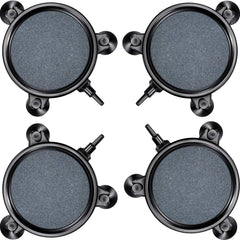 Mudder air stone disc 4inch diffuses fine bubbles for improved aquarium aeration.