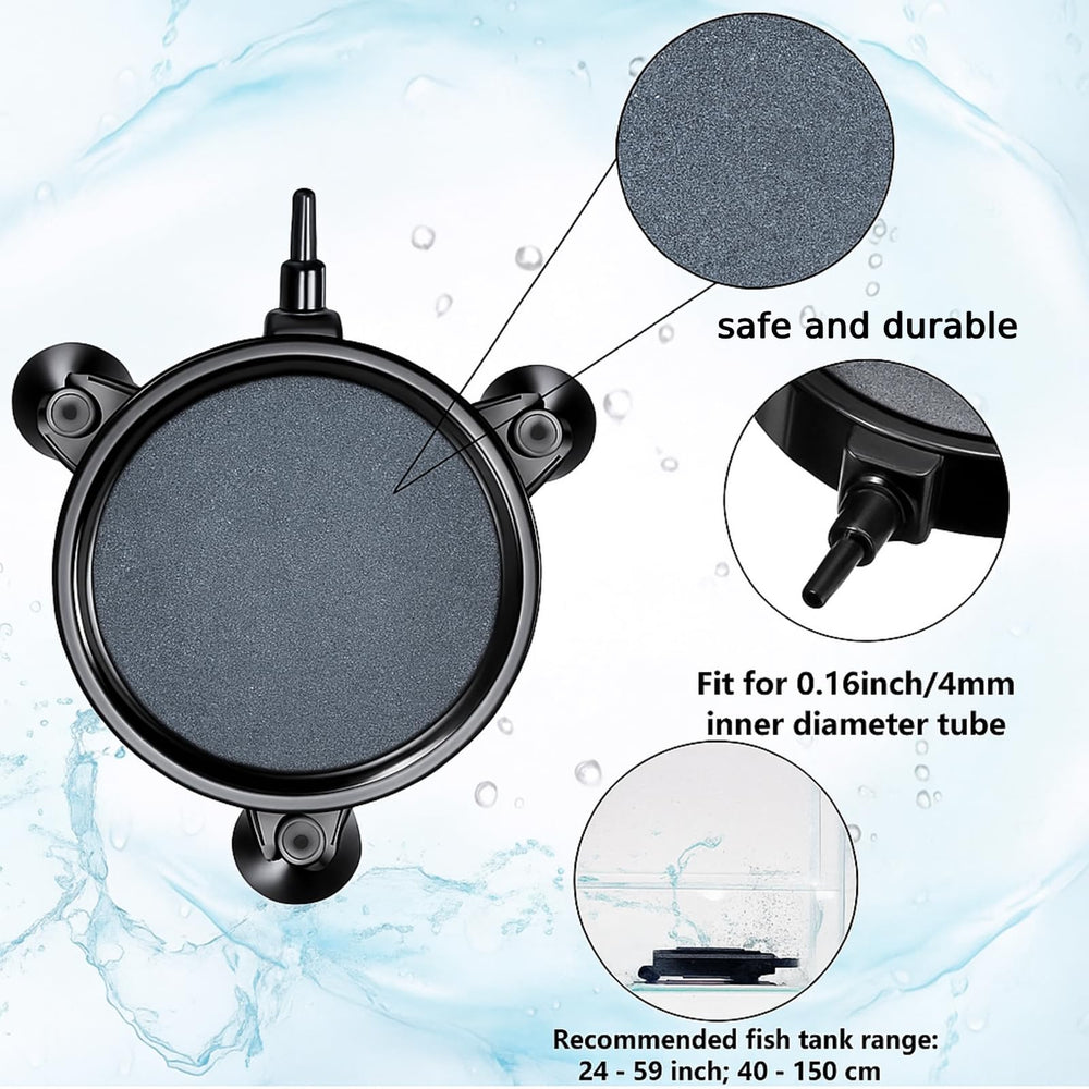 Mudder aquarium diffuser assembly keeps components aligned for efficient diffusion.