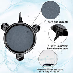 Mudder aquarium diffuser assembly keeps components aligned for efficient diffusion.