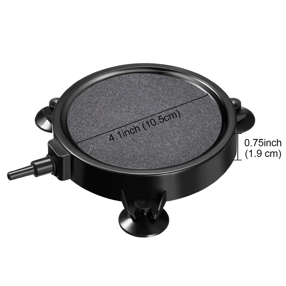 Mudder bubble diffuser jetting 12lpm creates visible bubble streams.