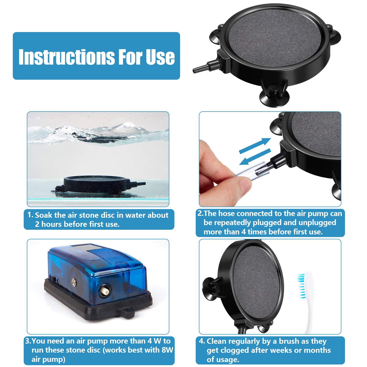 Mudder pond and fish tank use enhances circulation and healthier environment.