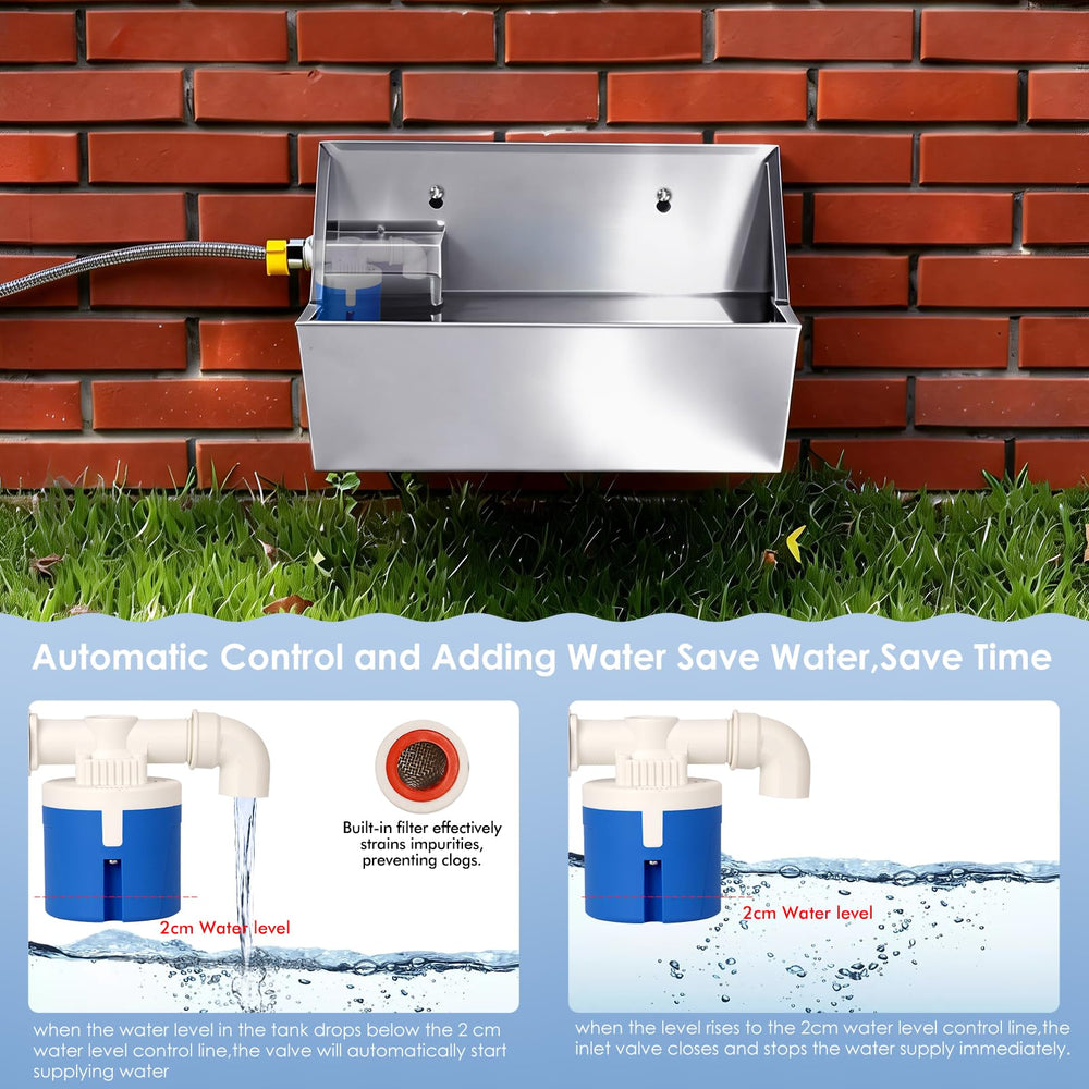 MUDUOBAN 39-inch hose connection simplifies garden faucet setup