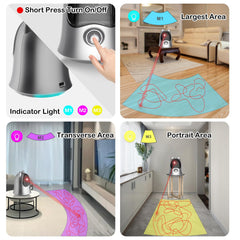 Muhhiba cat laser toy speed control for customized excitement