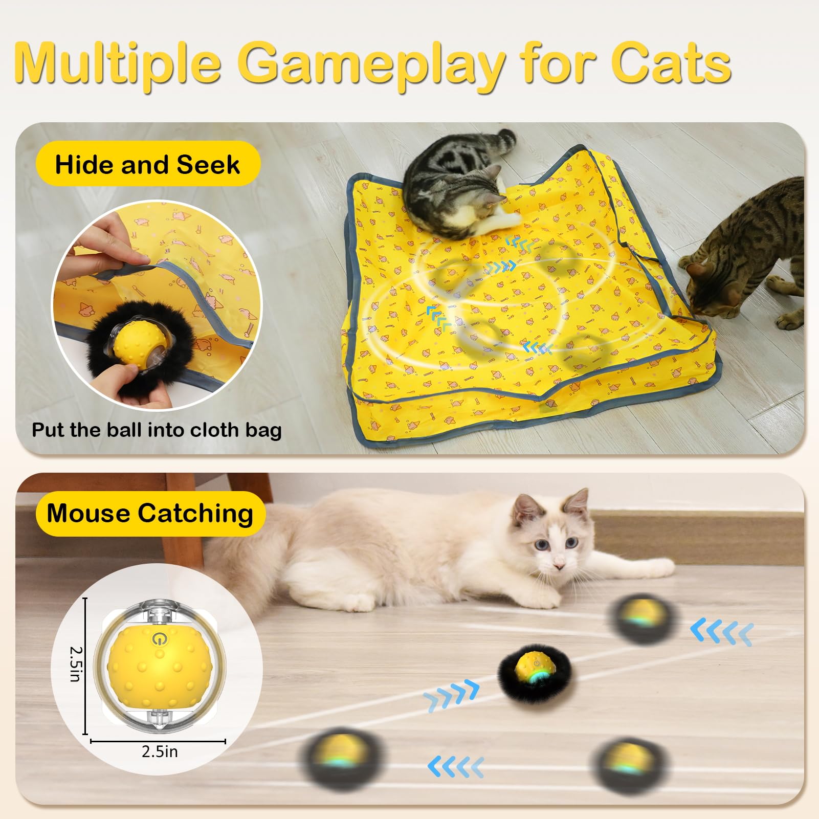 Muhhiba hide-and-seek bag design enables easy toy grab and play.