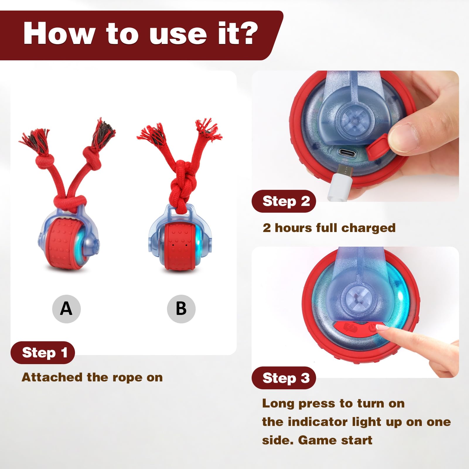 Muhhiba toy triggers barking sound when touched to encourage playful interaction