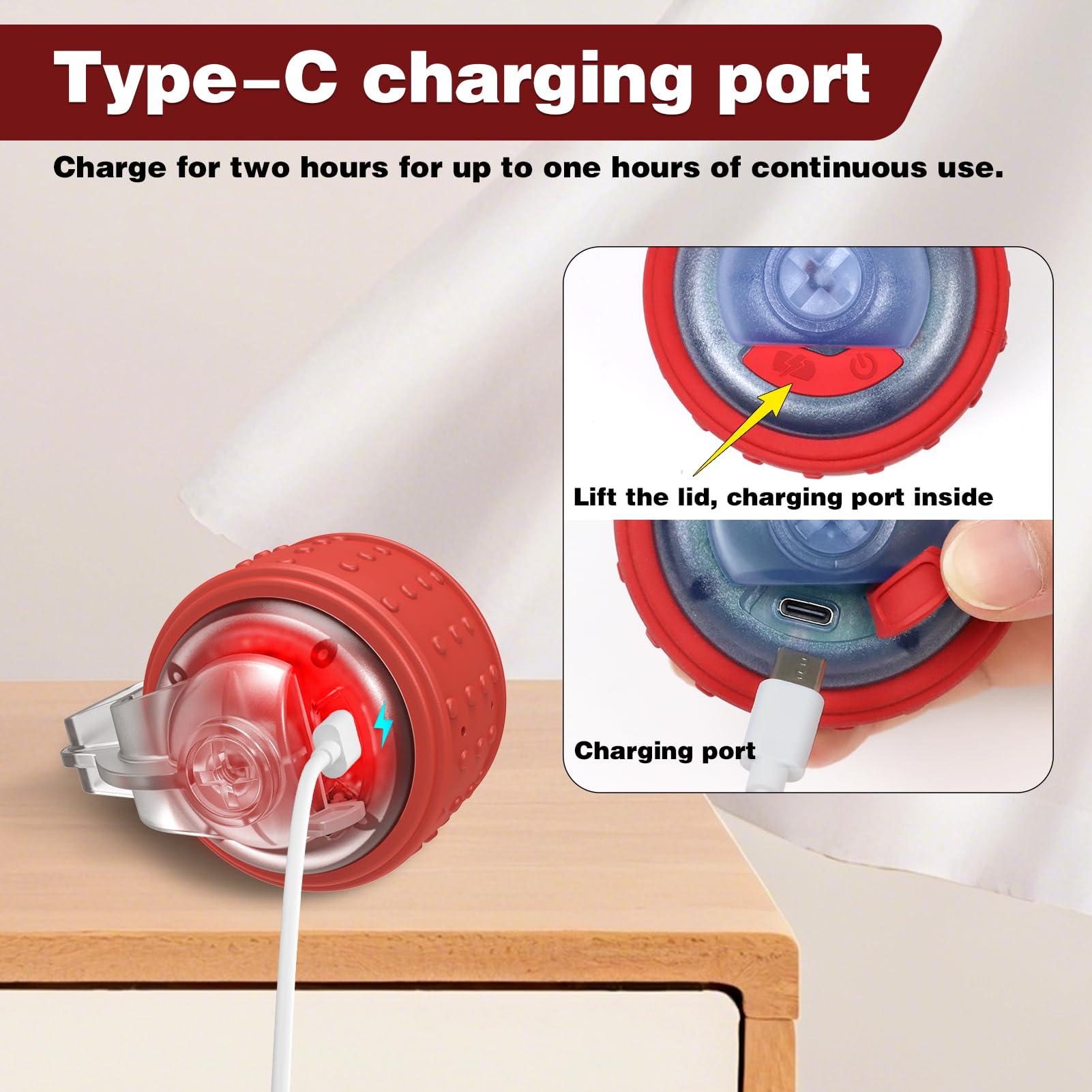 USB-C charging dock for Muhhiba dog toy ensures quick top-ups