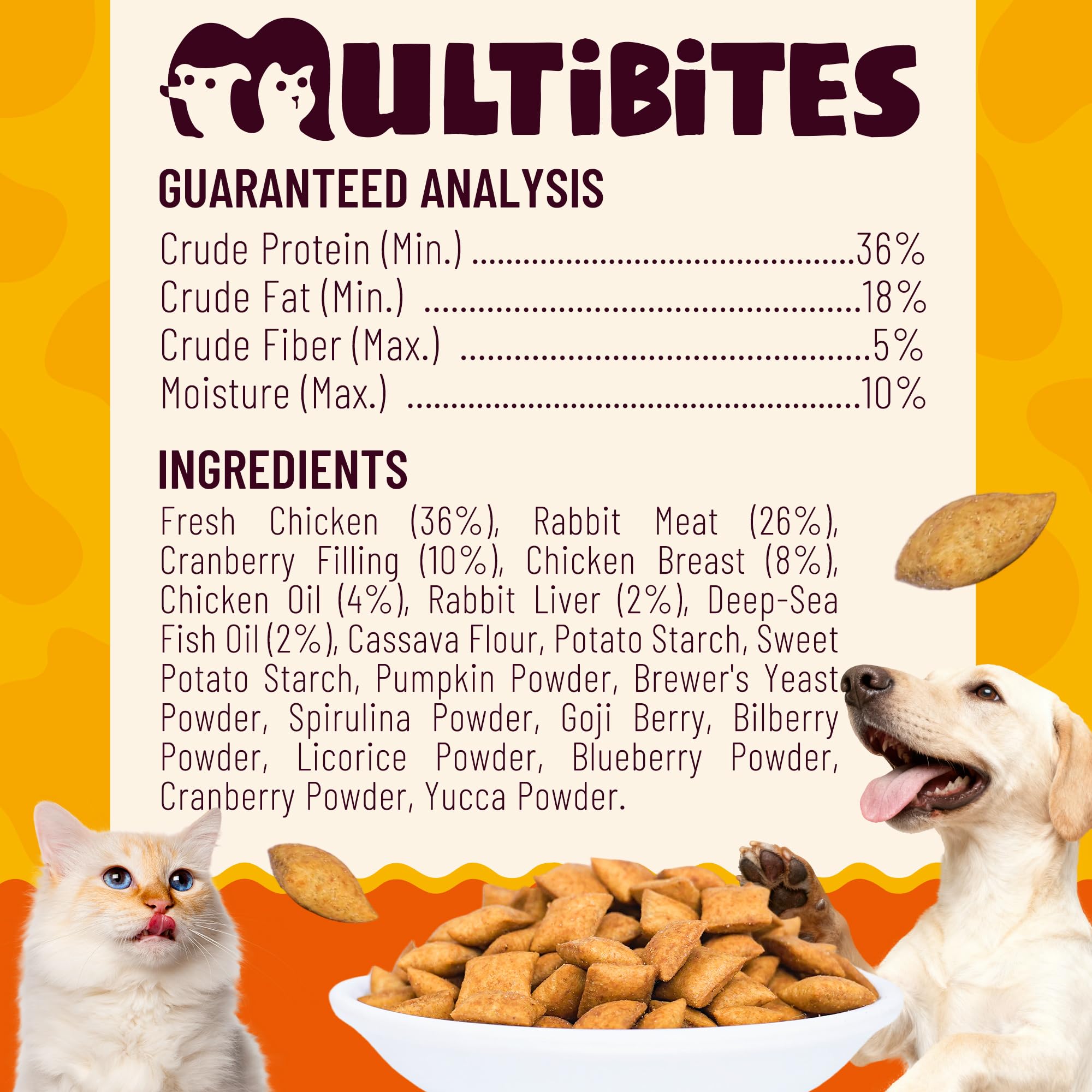 MULTIBITES 13oz bag for multi-pet households
