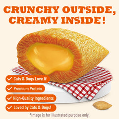 MULTIBITES creamy-egg-yolk-core close-up appeals to picky eaters.