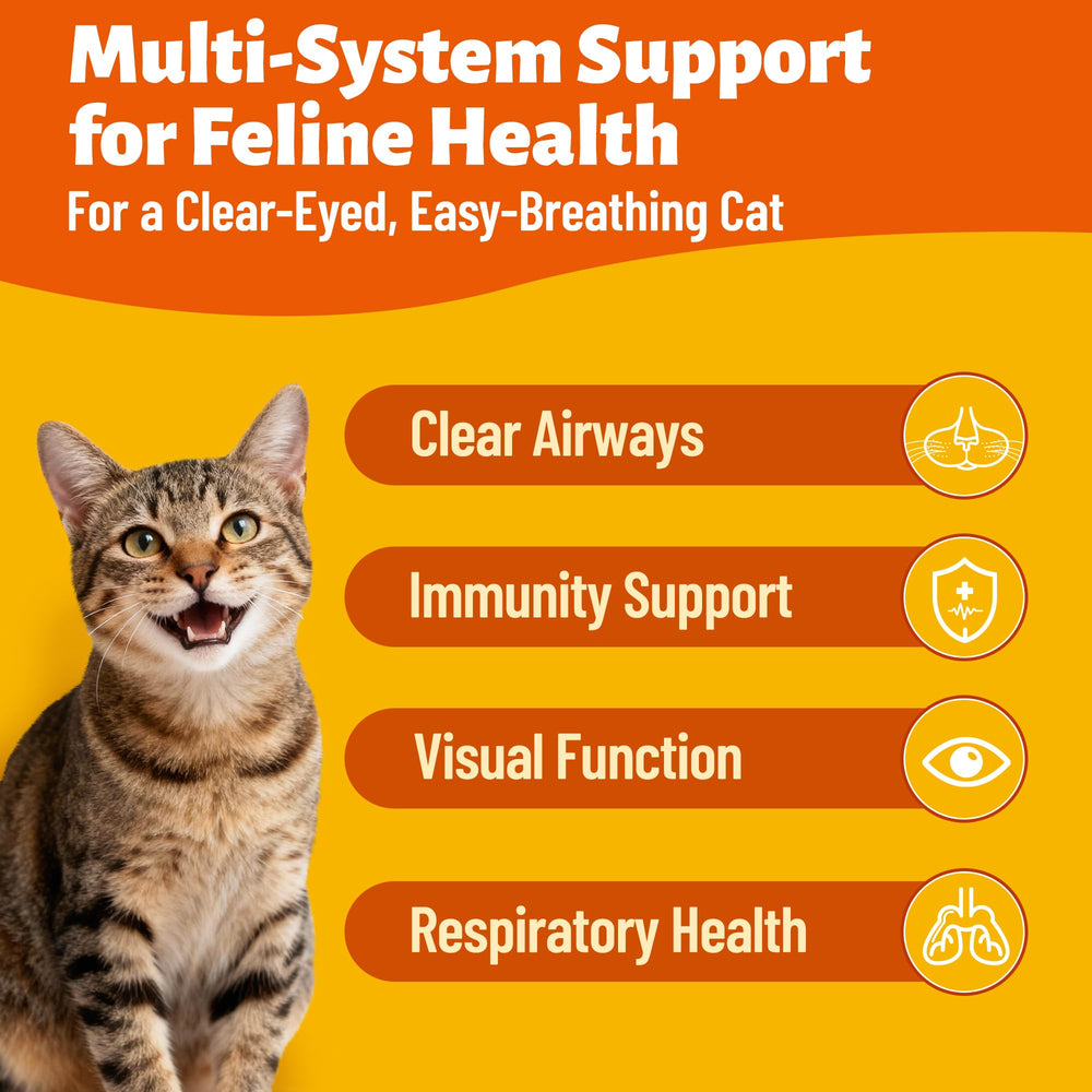MULTIBITES respiratory-support cat treat helps indoor cats breathe easier