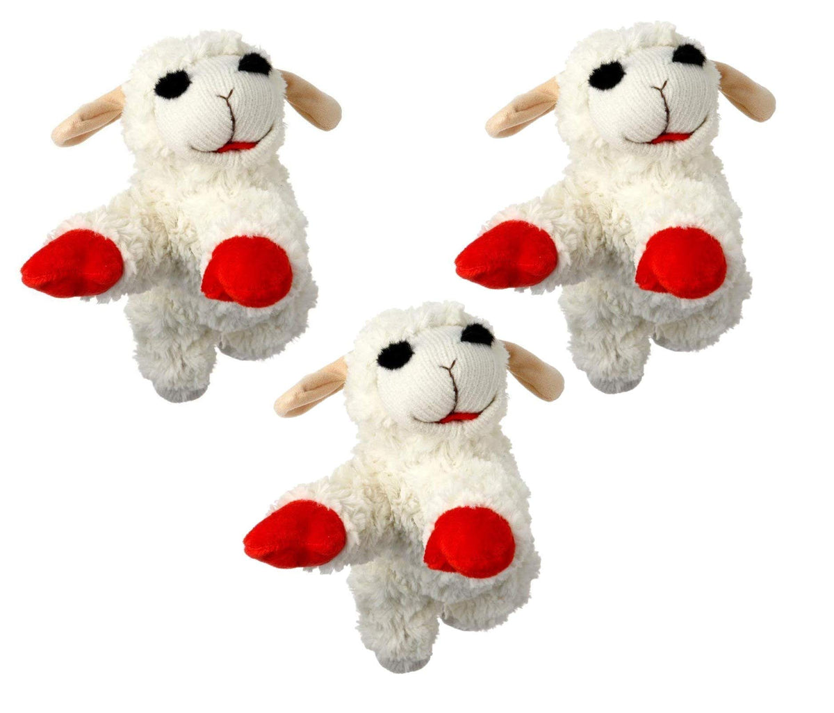 Multipet Classic Lamb Chop 6-inch dog toy ideal for fetch and play