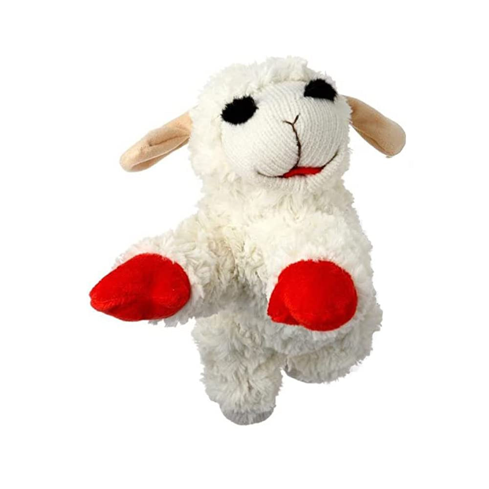Multipet Lamb Chop 6-inch plush with squeaker for small dogs
