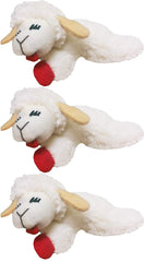 Multipet Lamb Chop cat toy with catnip for playful cats and cuddle sessions.