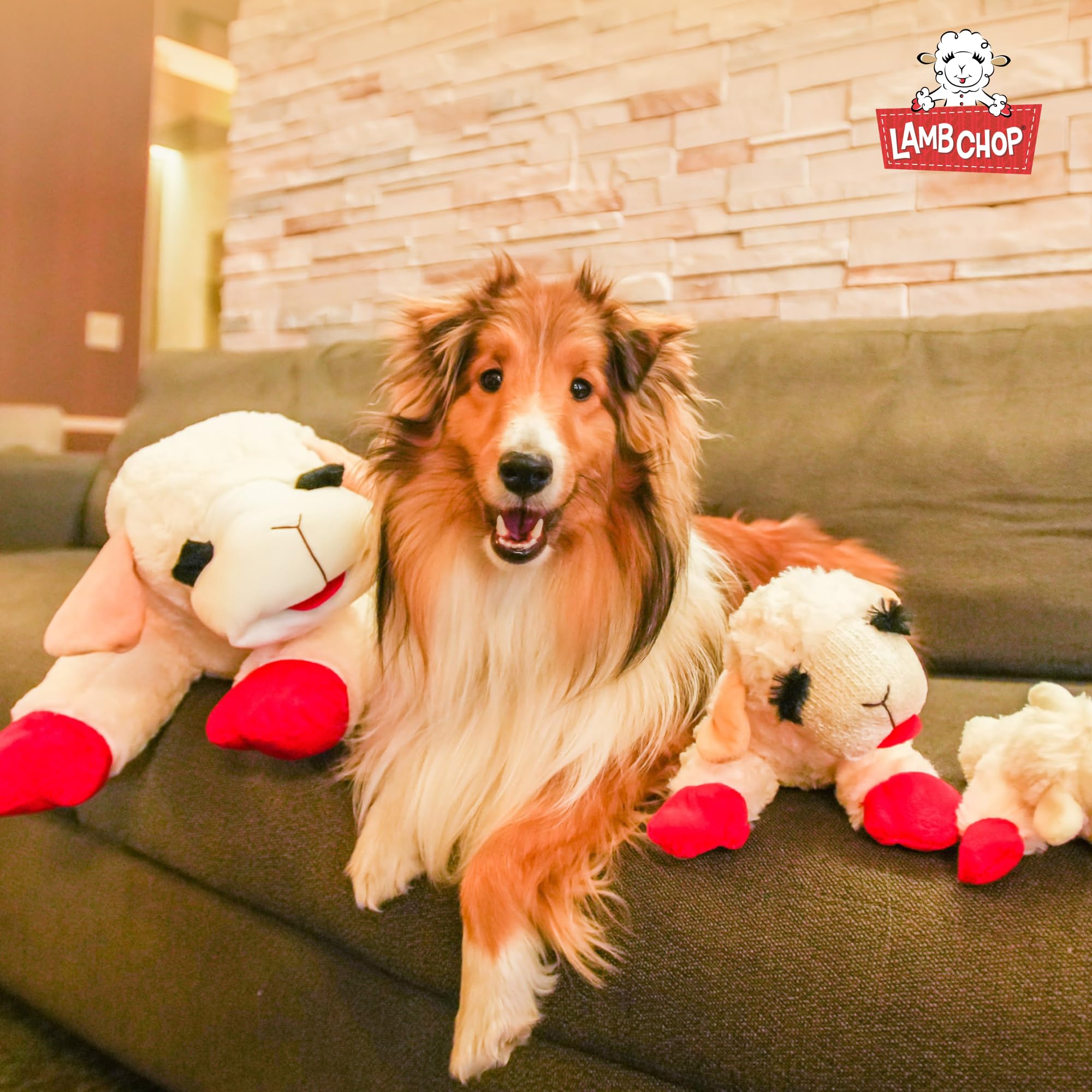 Multipet Lamb Chop official licensed cream, trusted toy for fans of classic characters.