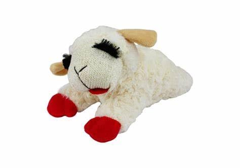 Multipet Lamb Chop 3-pack enables rotation and sharing among dogs.