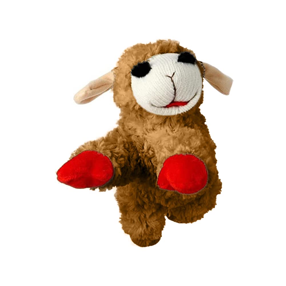 Multipet Lamb Chop brown plush for cozy fetch and cuddle
