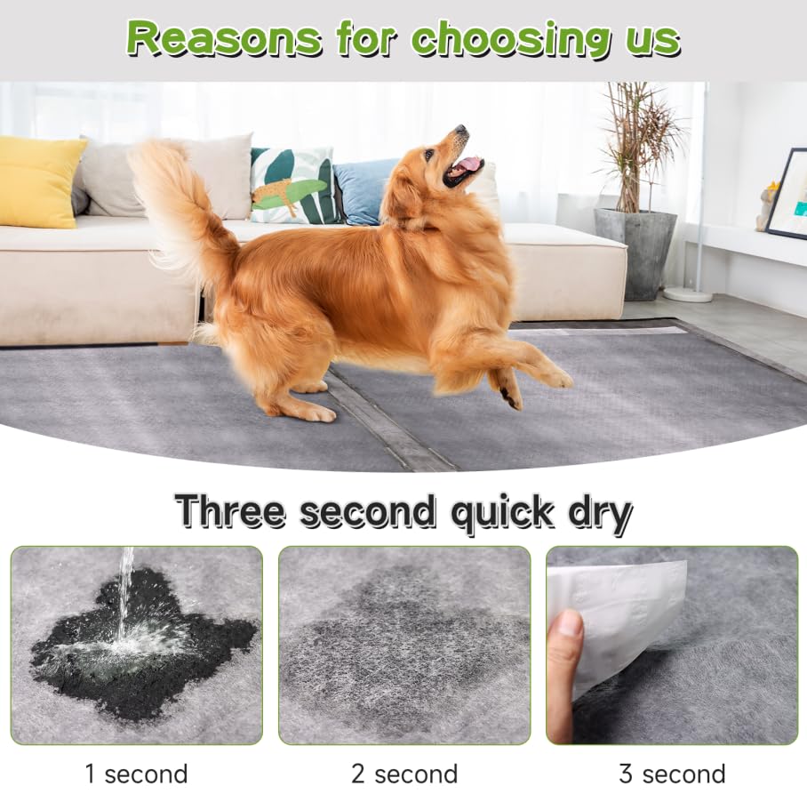 Munoci easy-clean surface pad simplifies cleanup after messes.