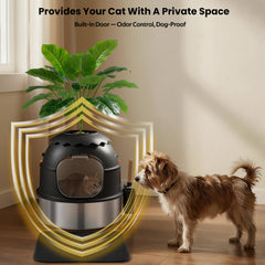 MuseMira planter-style decor with faux plant blends discreetly into home living.