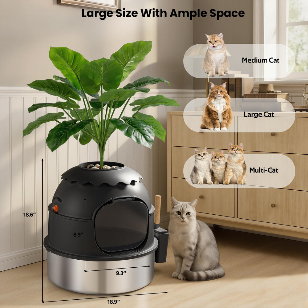 Twist-knob assembly simplifies setup and cleaning routines.