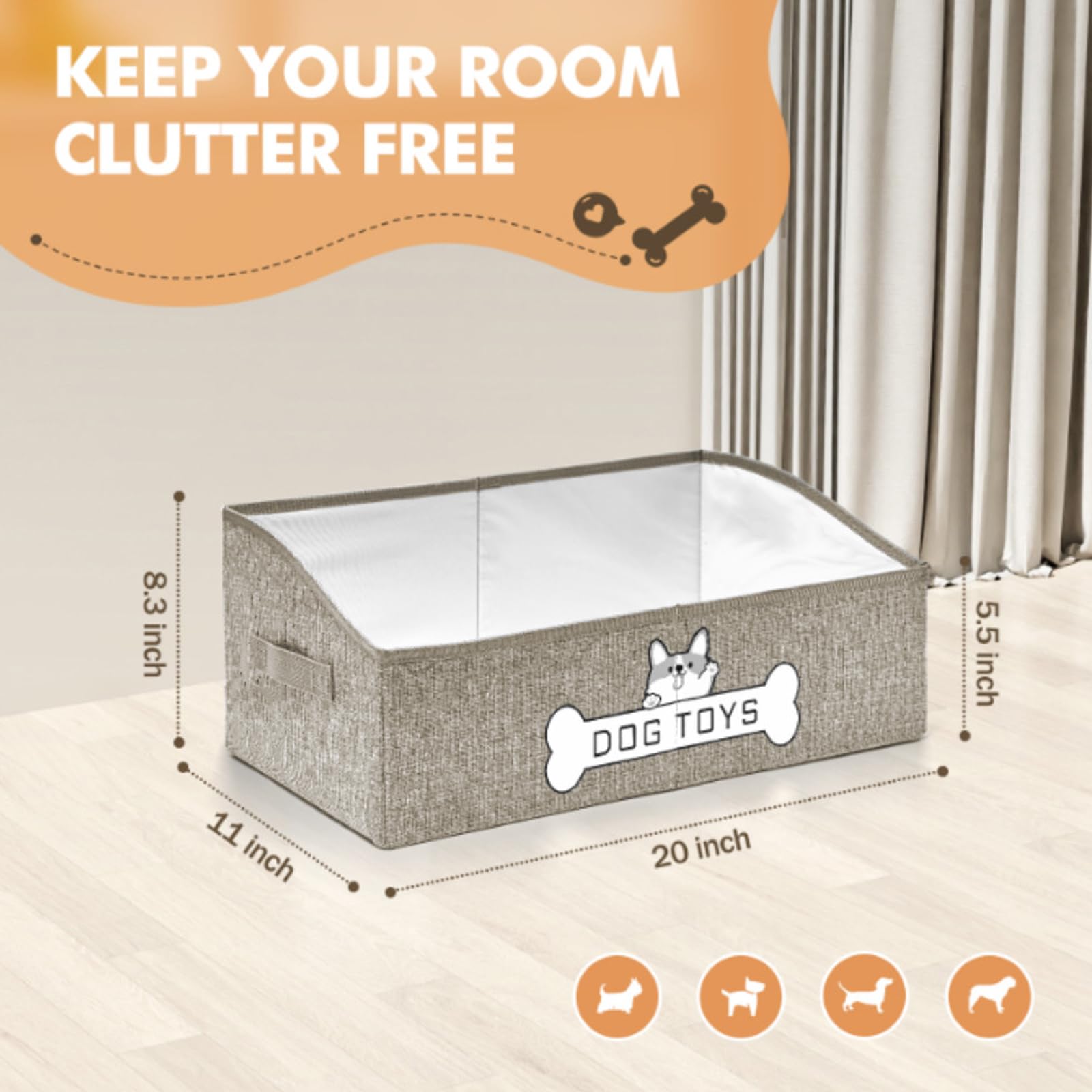 Easy to clean: wipe with damp cloth for quick refresh.