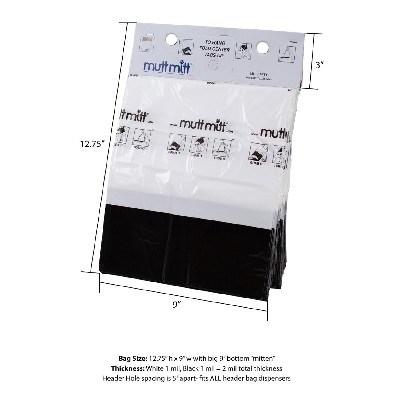 Mutt Mitt hygienic design promotes consistent waste management