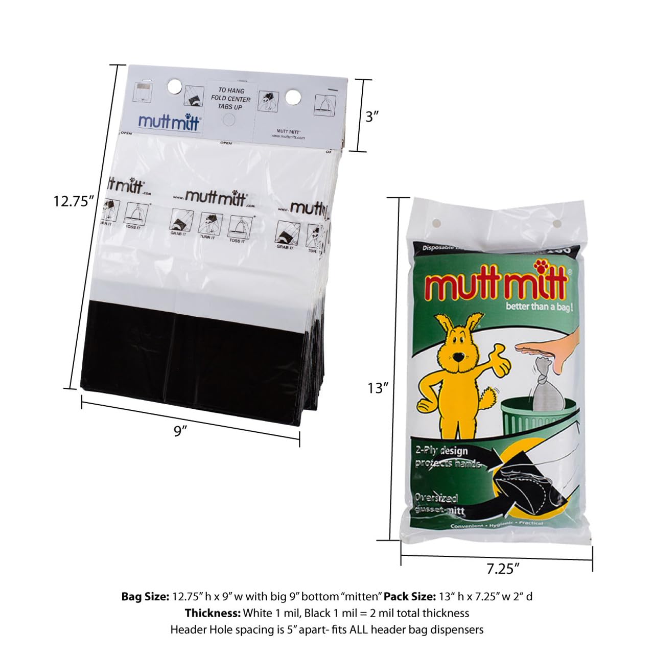 Mutt Mitt odor-control bags help keep outdoor spaces fresher.