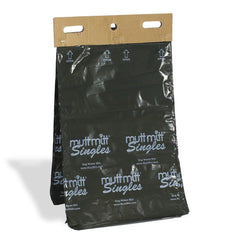 Mutt Mitt Singles bottom gusset closeup highlights durable, tear-resistant construction.