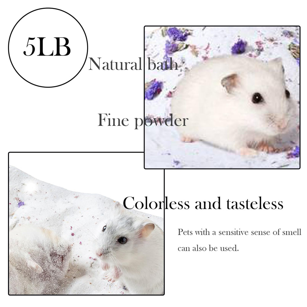 MUYG hamster bath sand spoon included, convenient tool for measured use.
