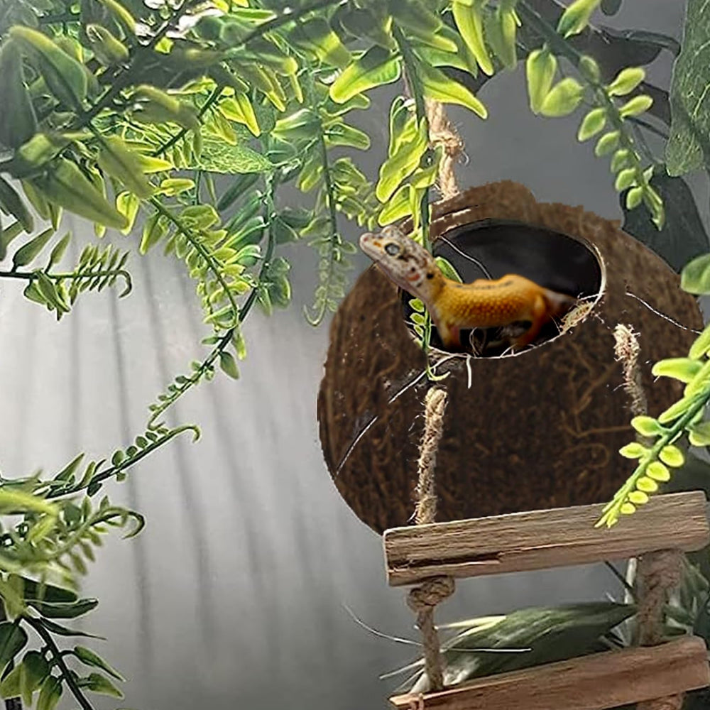 MUYG large leaf decoration enhances habitat realism and hiding spots.
