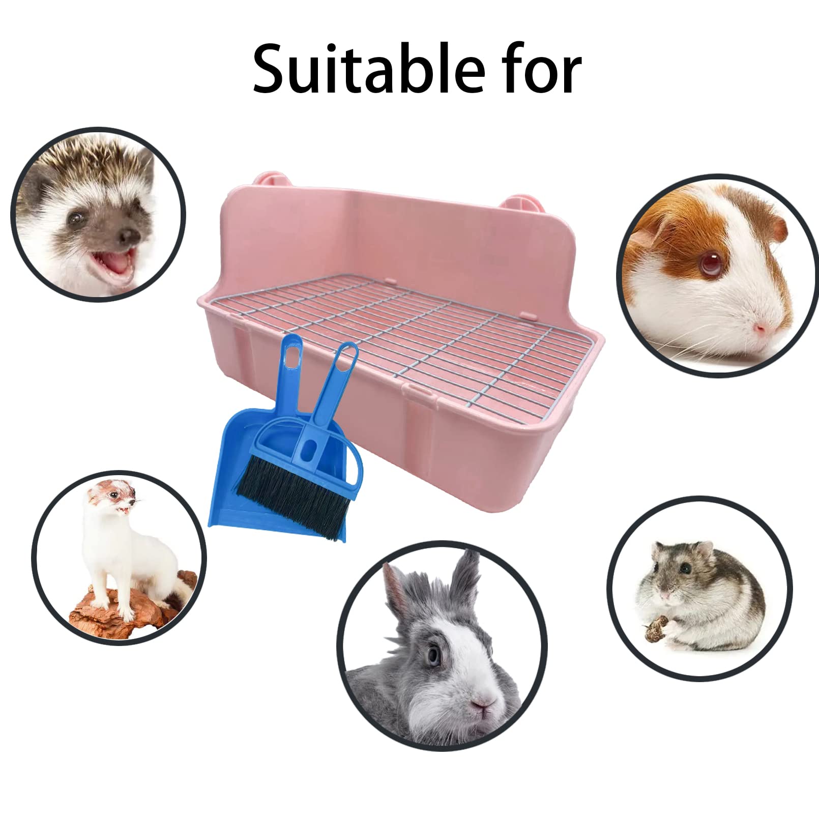 MUYG low-side design keeps litter inside during use.