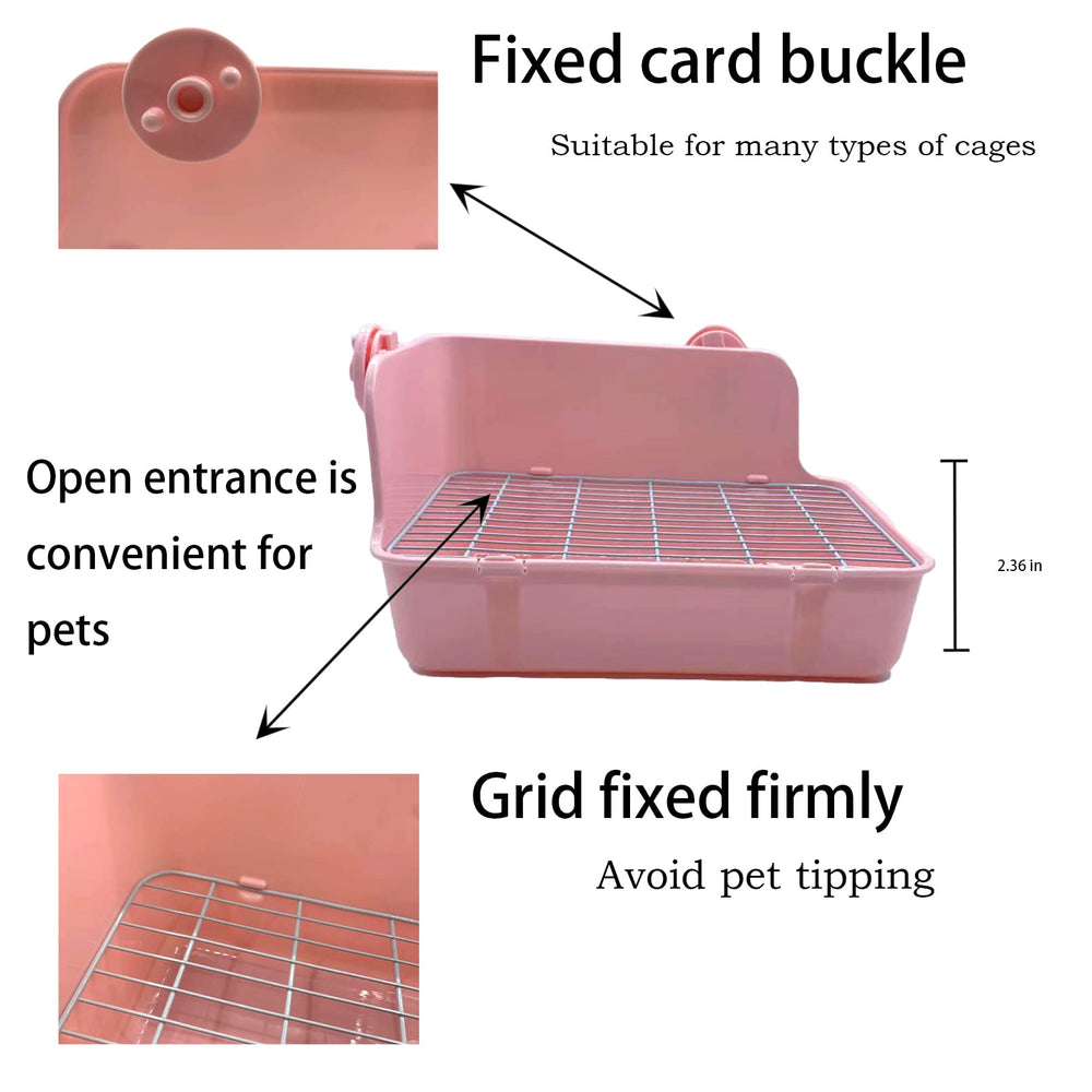 MUYG two-latch system secures to cage and prevents tipping.