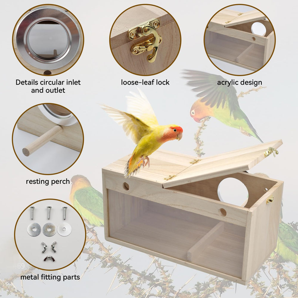 MUYG medium nesting box inside cage 25x13x13 cm