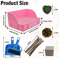 MUYG rabbit litter box white base is sturdy and stable.