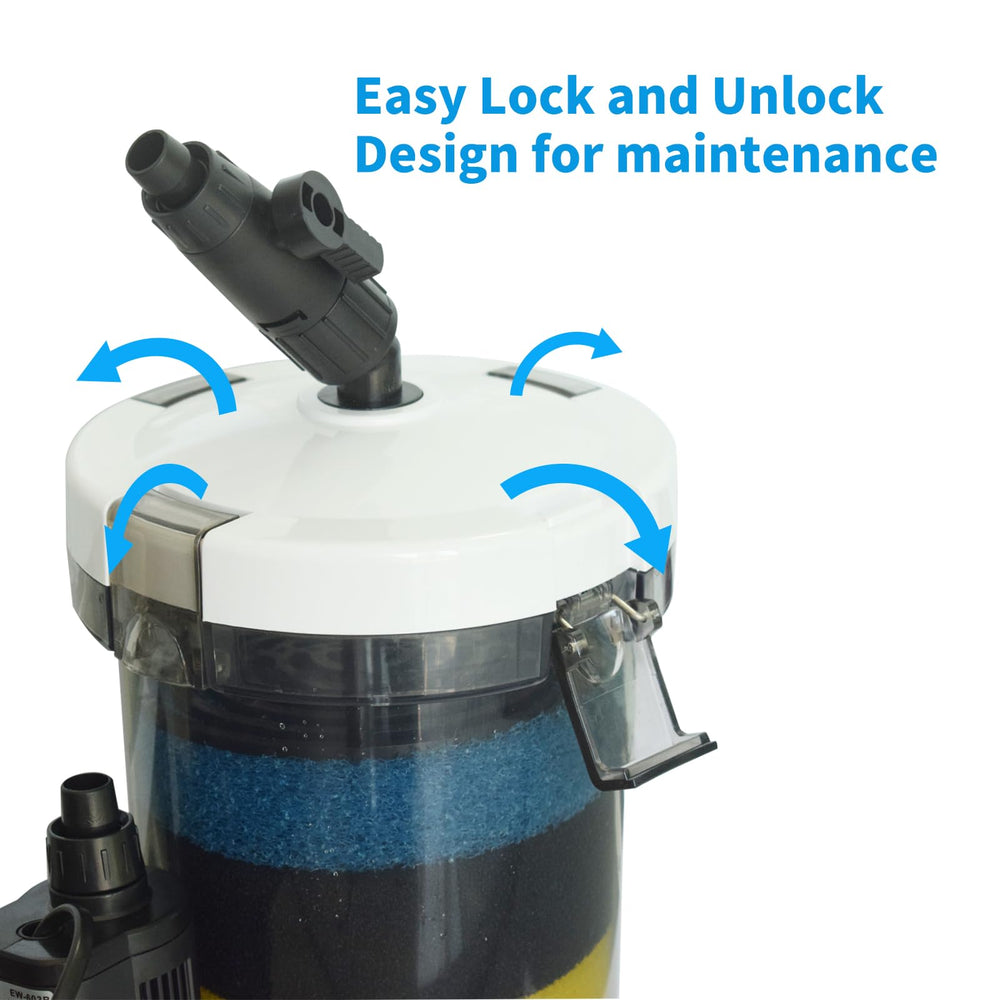 Close-up of MUZIBAMA adjustable flow valve enabling tailored circulation.