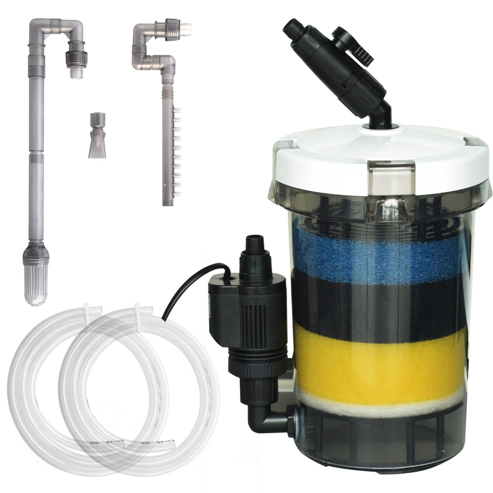 MUZIBAMA canister ready for easy setup in a home tank.