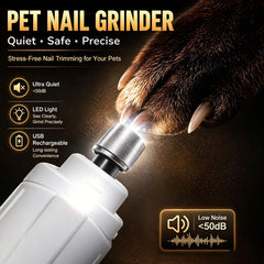 MUZMDNI dog nail clippers with guard and LED for safe trimming