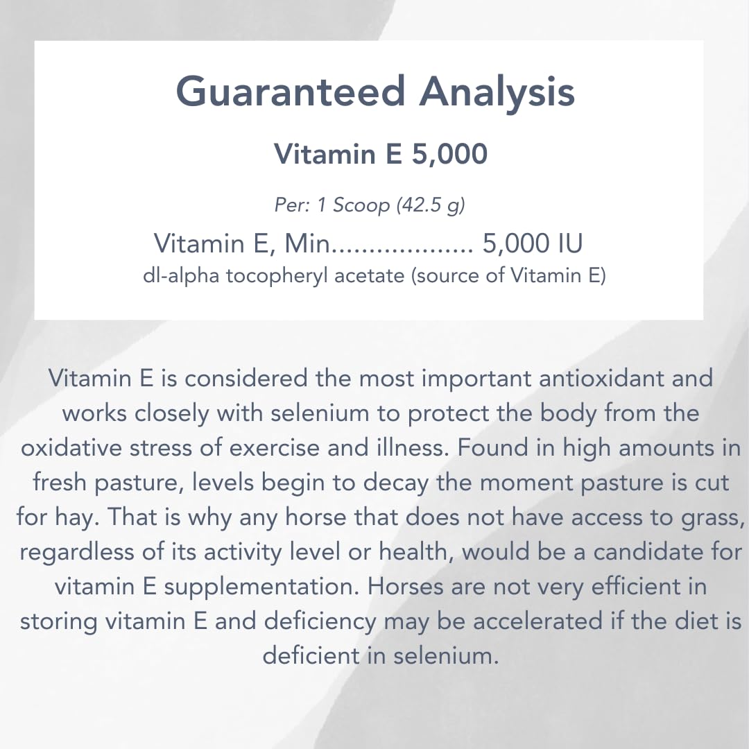 MVP Vitamin E 5,000 NASC approval label on packaging