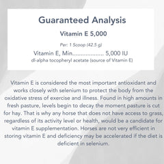 MVP Vitamin E 5,000 NASC approval label on packaging