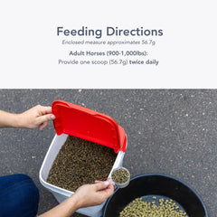 MVP Exceed hoof-health pellets promote hoof quality in daily care.