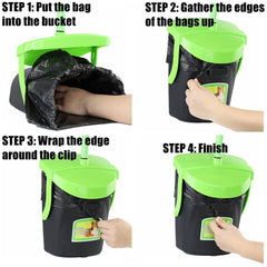 MXF waste bags compatible with Swivel Bin & Rake kit