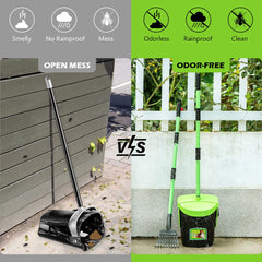 MXF pooper scooper 36.6-inch-handle extended reach reduces bending